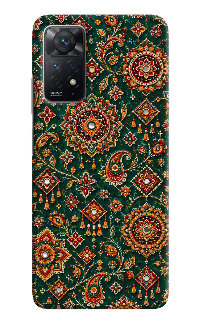 Green Pataka Redmi Note 11 Pro Hard Case Back Cover by Casekaro