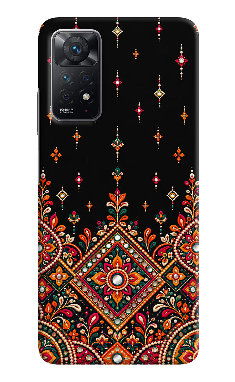 Noir Mehfil Redmi Note 11 Pro Back Cover, Hard case