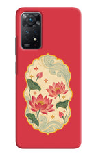 Pink Lotus Redmi Note 11 Pro Hard Case Back Cover by Casekaro