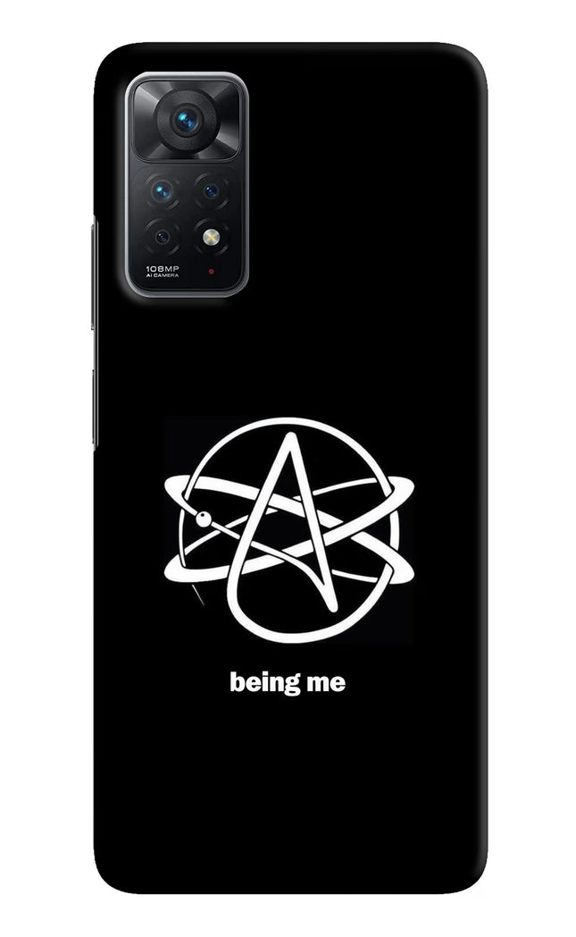 Atheist Symbol Redmi Note 11 Pro Hard Case Back Cover by Casekaro