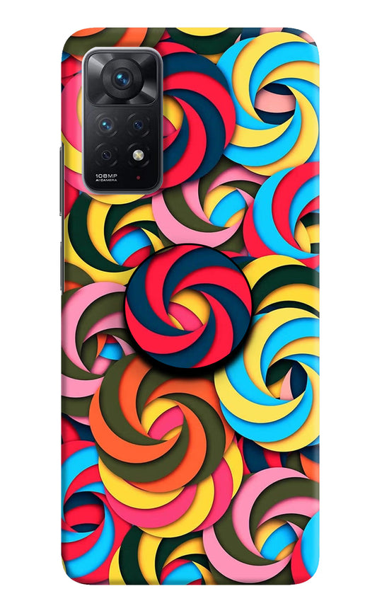 Spiral Pattern Redmi Note 11 Pro Pop Case by Casekaro