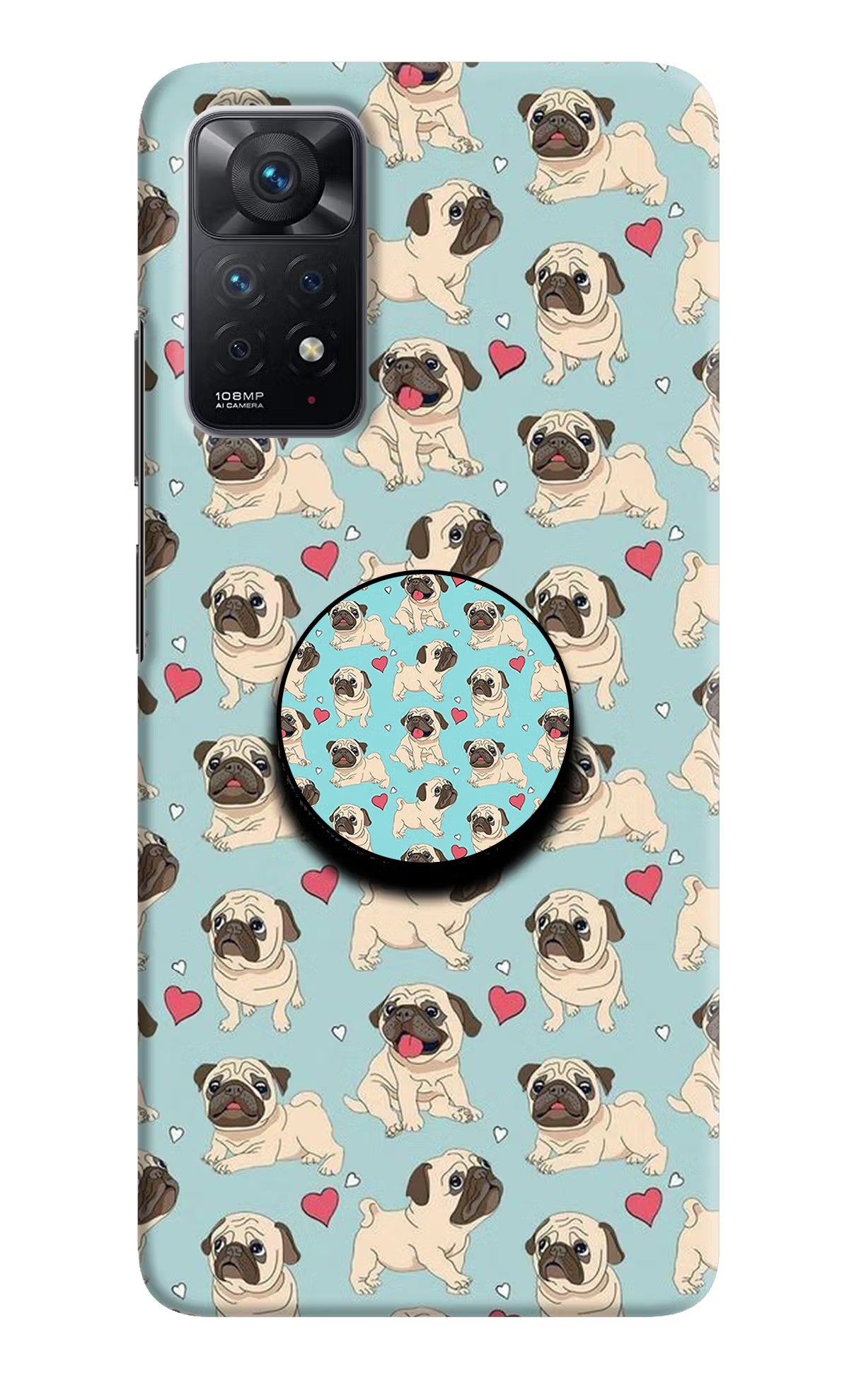Pug Dog Redmi Note 11 Pro Pop Case by Casekaro