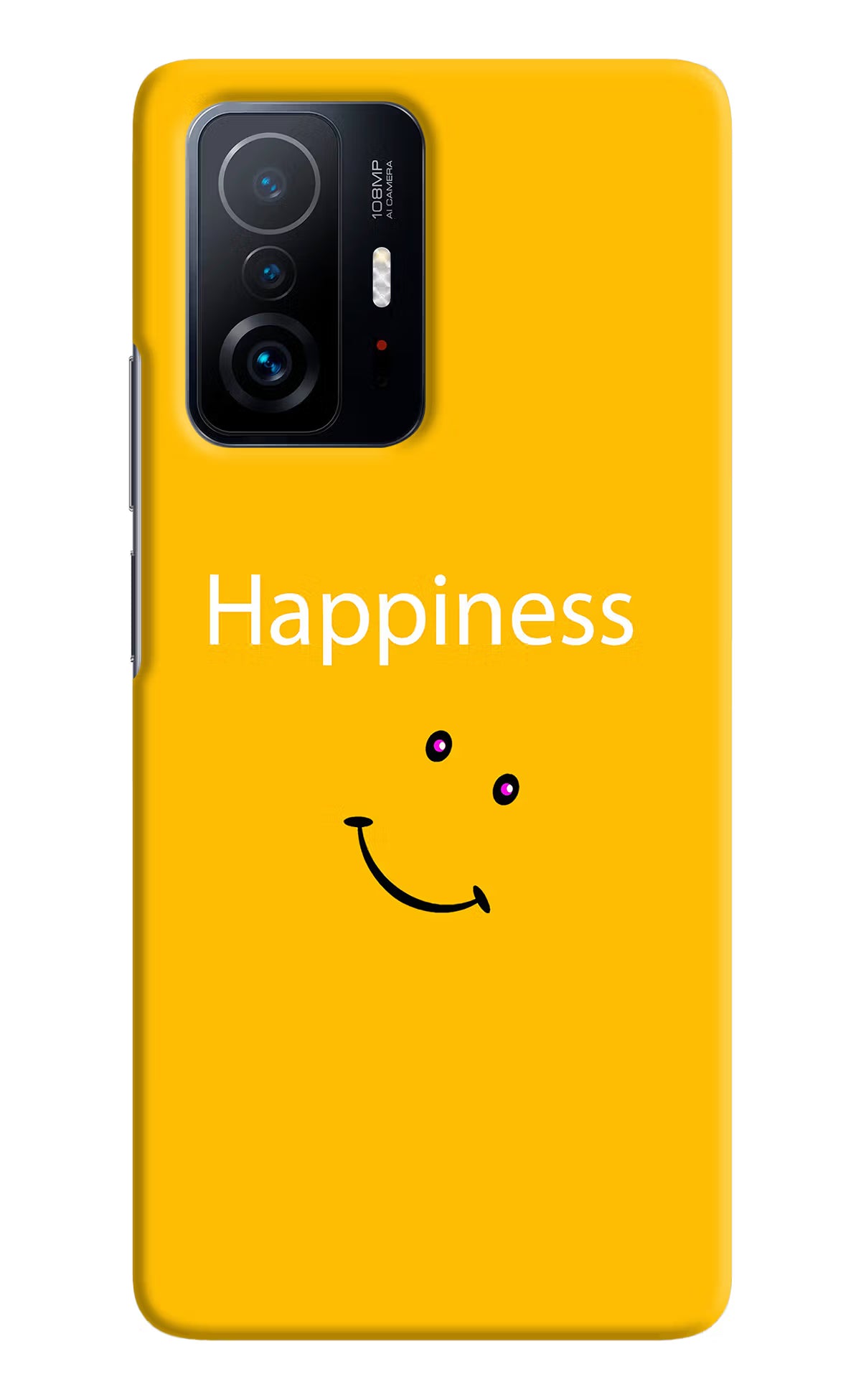 Happiness With Smiley Mi 11T Pro 5G Hard Case Back Cover by Casekaro