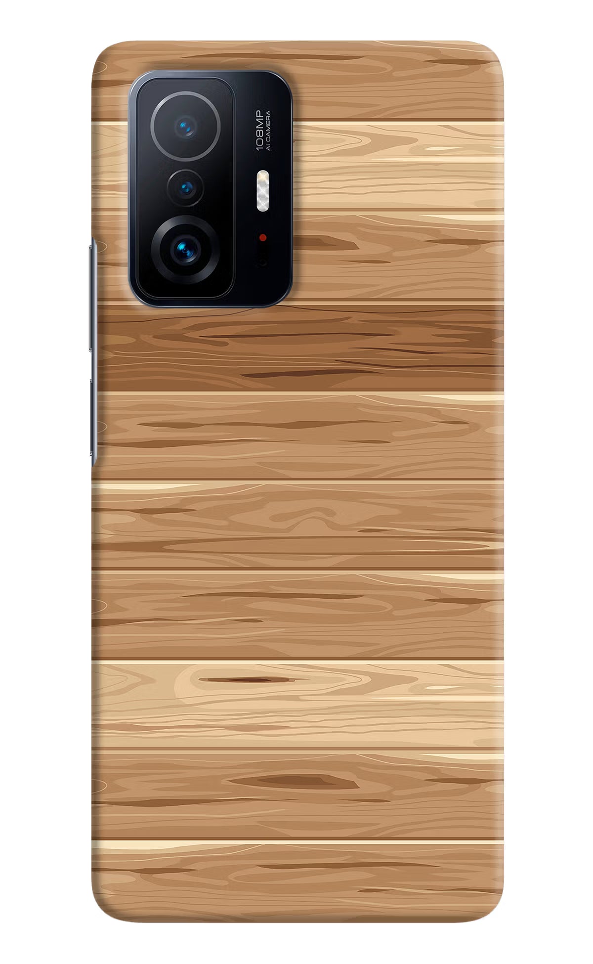 Wooden Vector Mi 11T Pro 5G Hard Case Back Cover by Casekaro