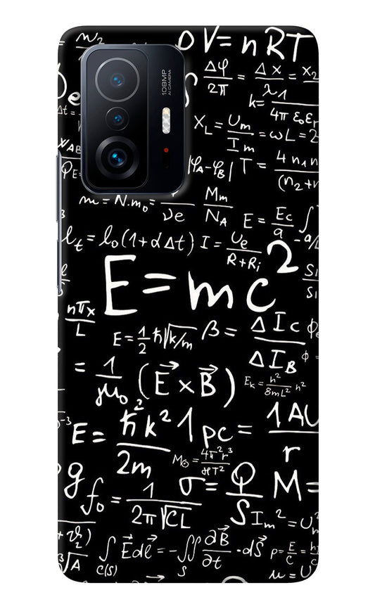 Physics Albert Einstein Formula Mi 11T Pro 5G Back Cover