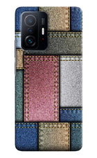 Multicolor Jeans Mi 11T Pro 5G Hard Case Back Cover by Casekaro