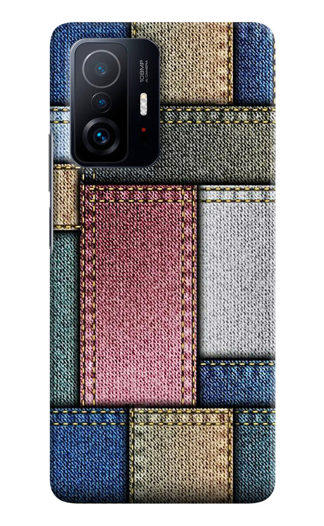 Multicolor Jeans Mi 11T Pro 5G Hard Case Back Cover by Casekaro