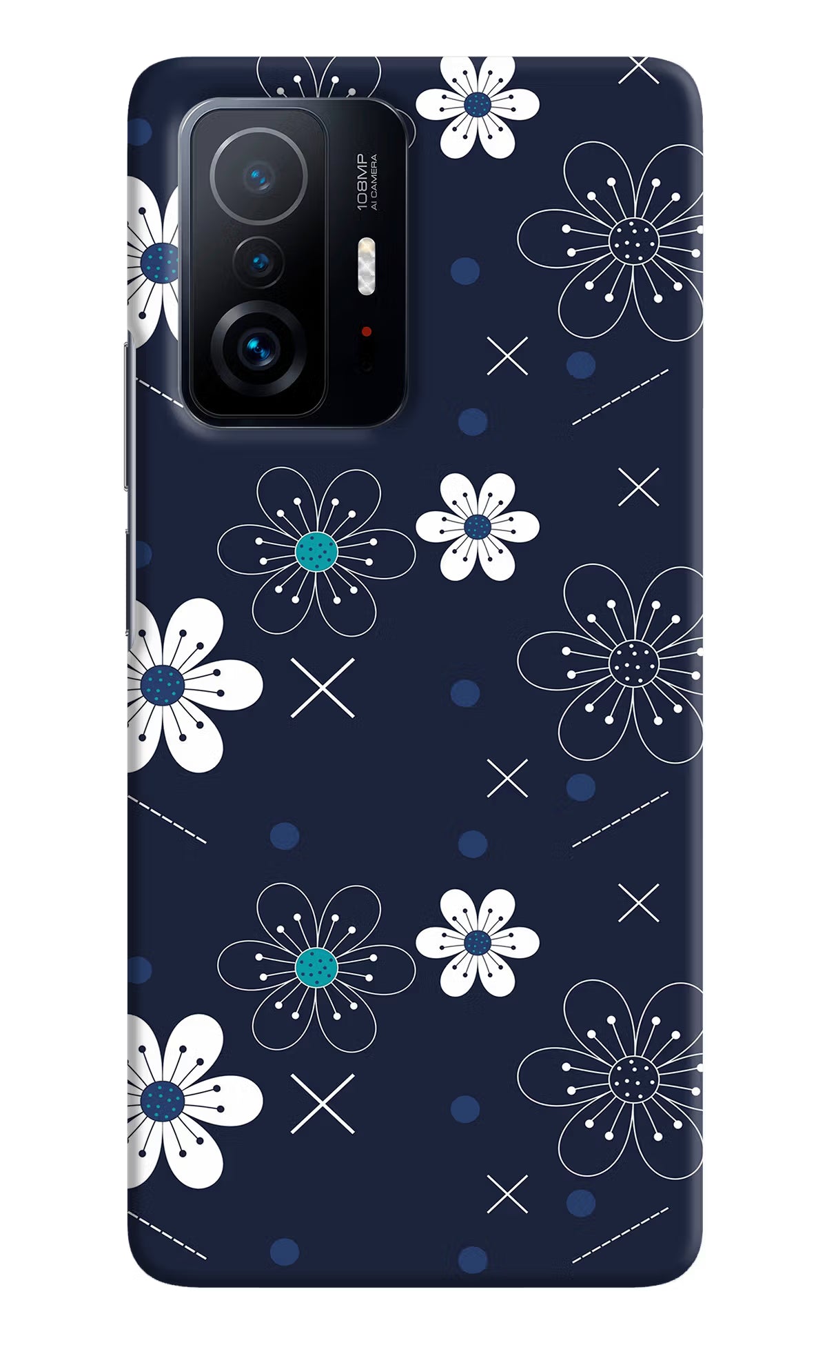 Flowers Mi 11T Pro 5G Hard Case Back Cover by Casekaro