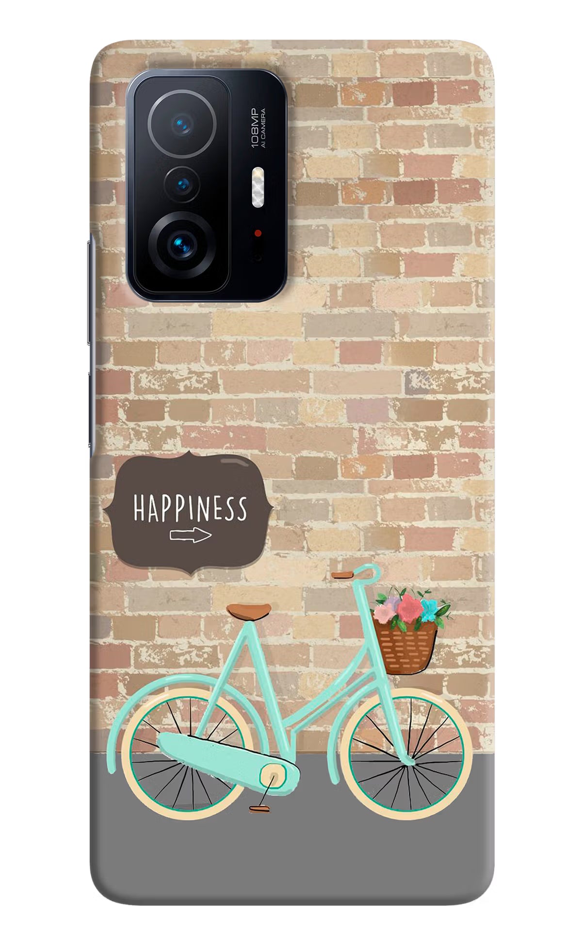 Happiness Artwork Mi 11T Pro 5G Hard Case Back Cover by Casekaro
