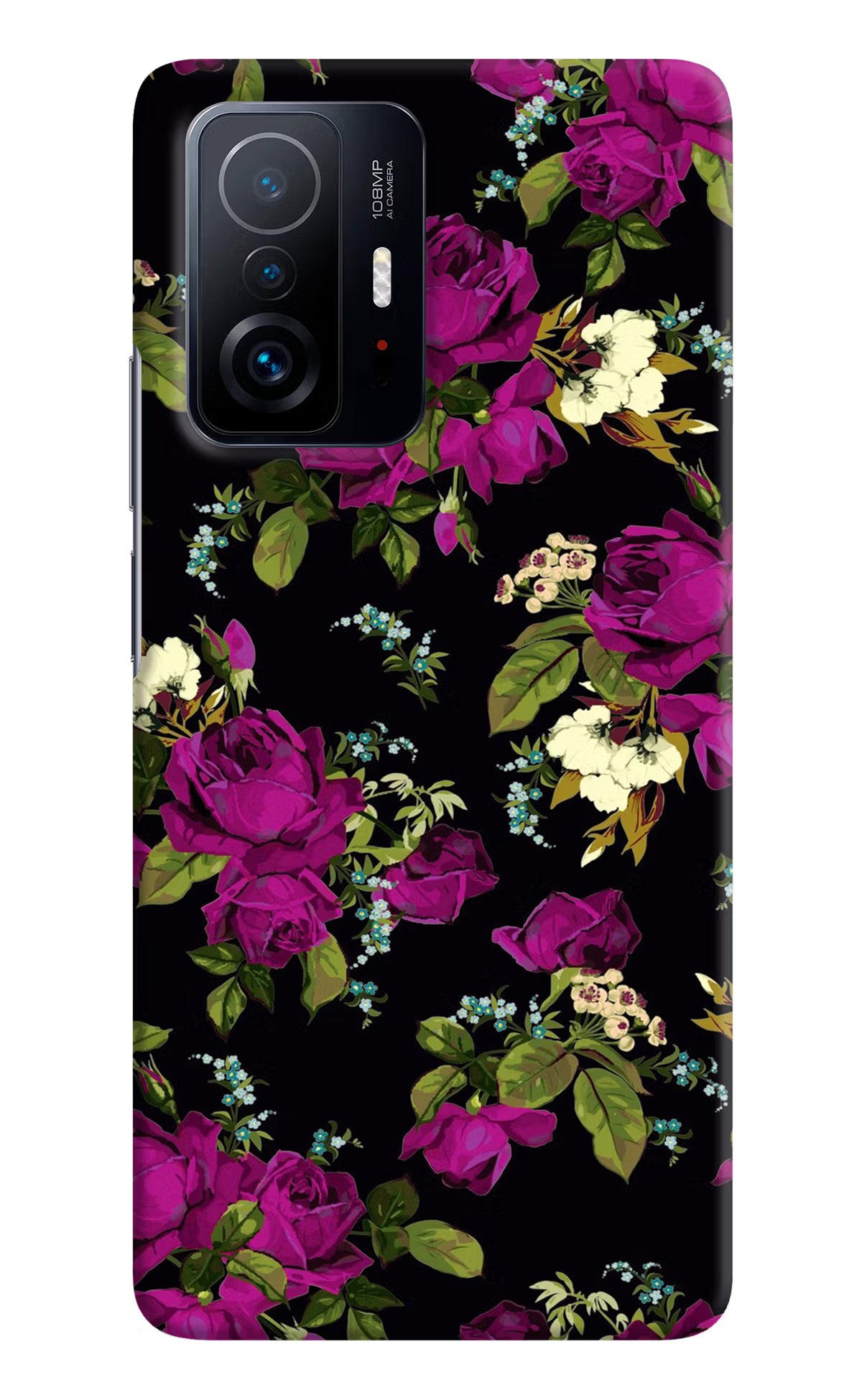 Flowers Mi 11T Pro 5G Hard Case Back Cover by Casekaro