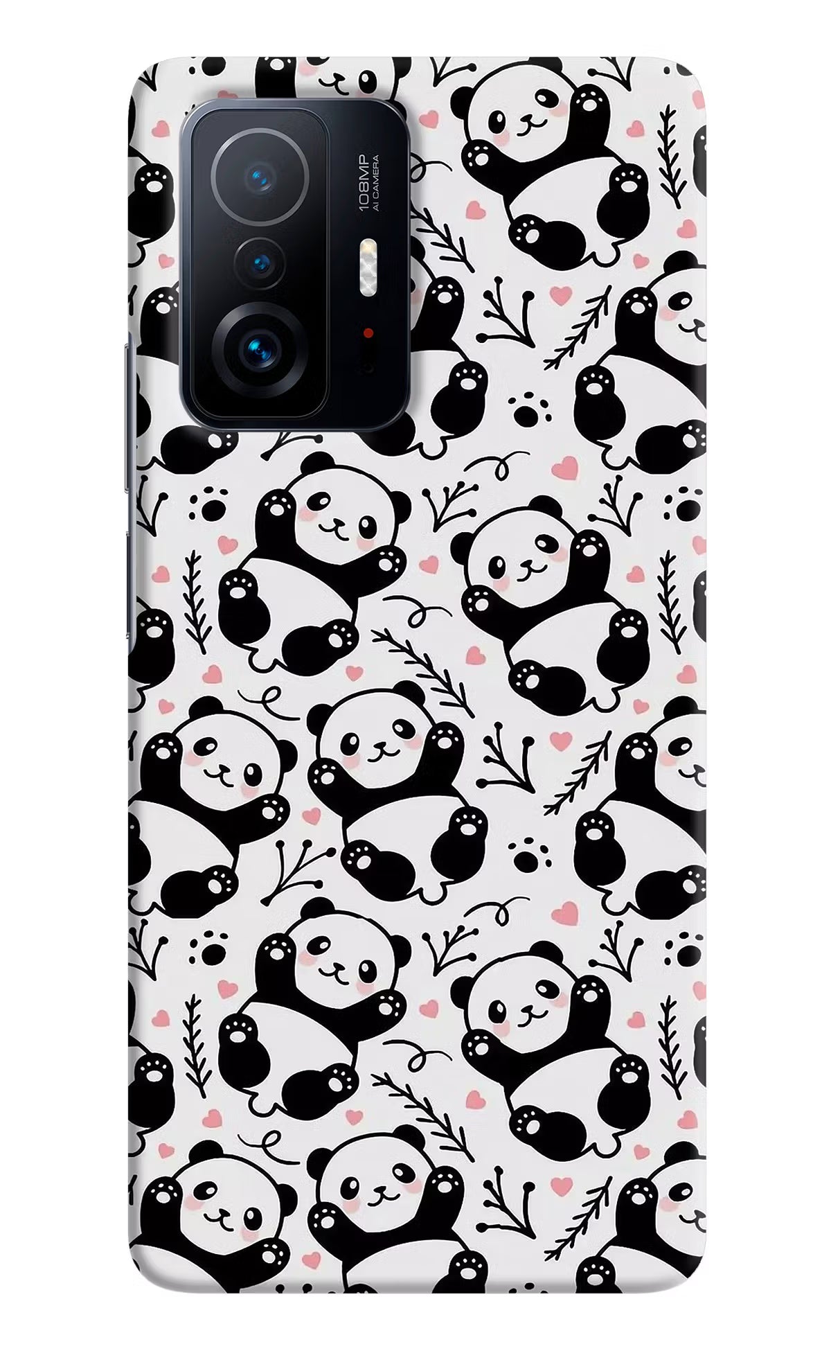 Cute Panda Mi 11T Pro 5G Hard Case Back Cover by Casekaro