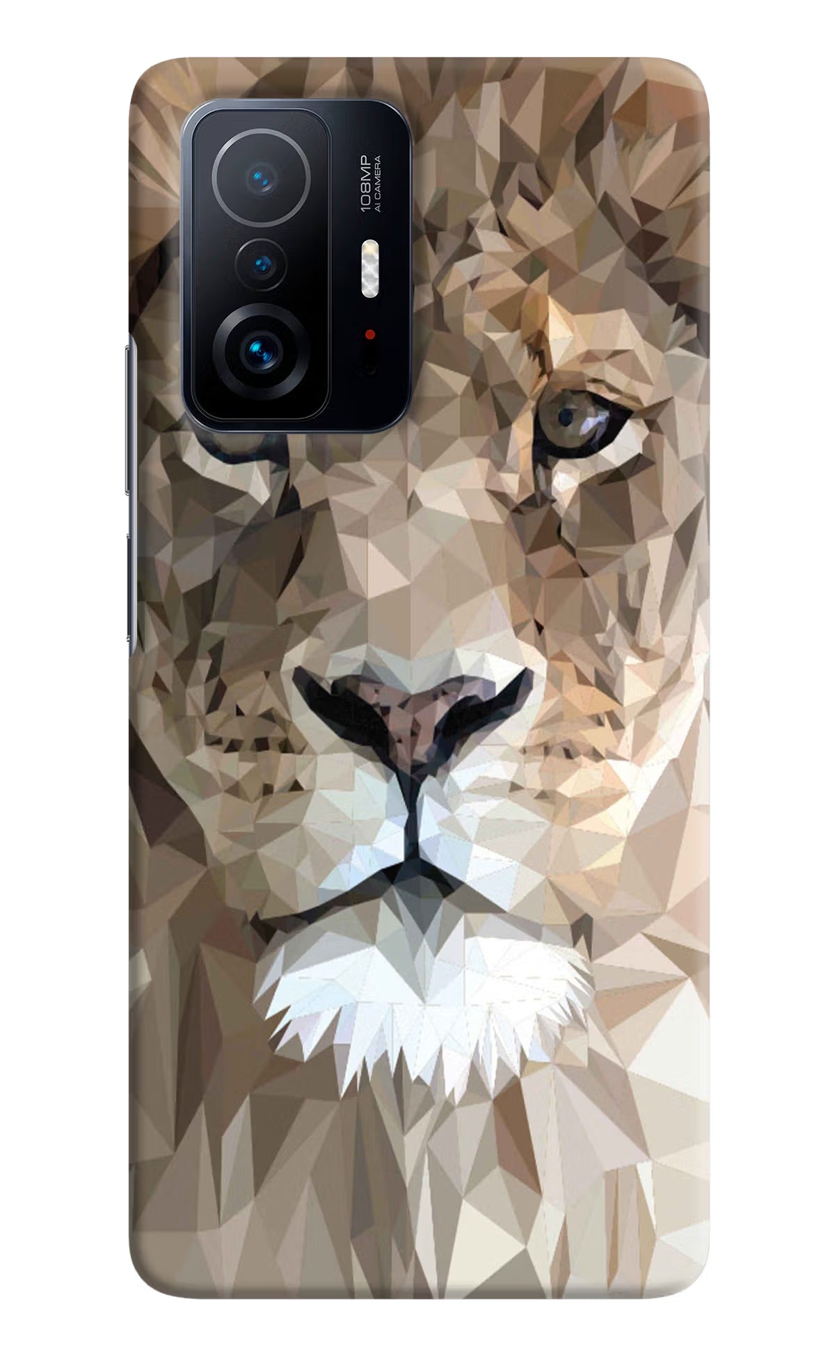 Lion Art Mi 11T Pro 5G Hard Case Back Cover by Casekaro