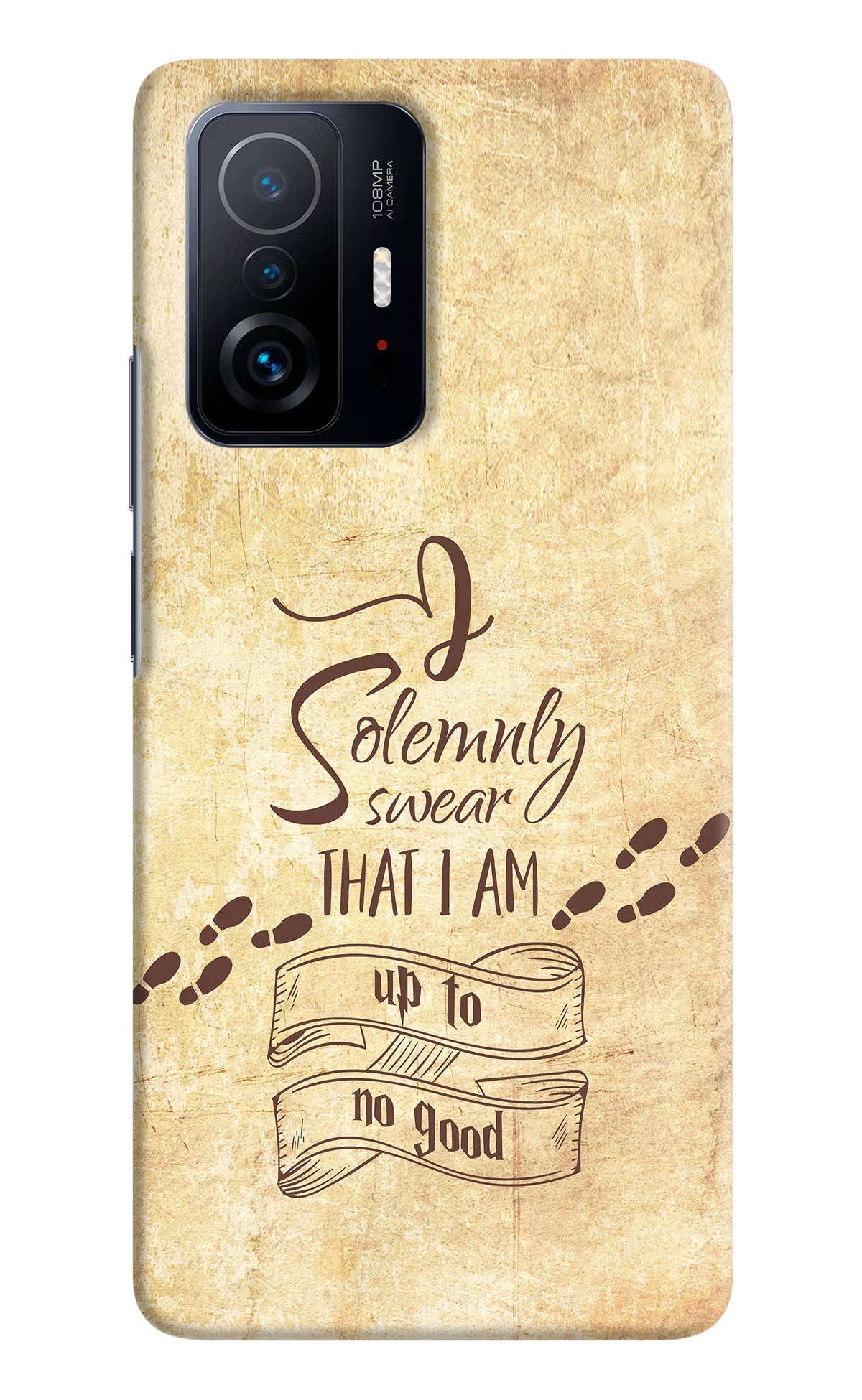 I Solemnly swear that i up to no good Mi 11T Pro 5G Hard Case Back Cover by Casekaro