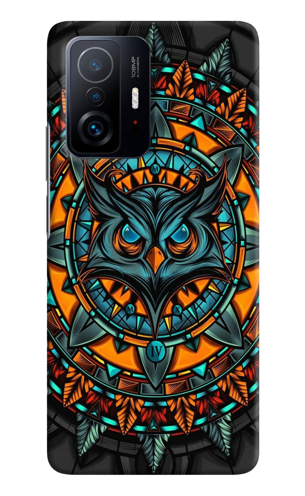 Angry Owl Art Mi 11T Pro 5G Hard Case Back Cover by Casekaro