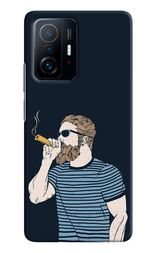 Smoking Mi 11T Pro 5G Hard Case Back Cover by Casekaro