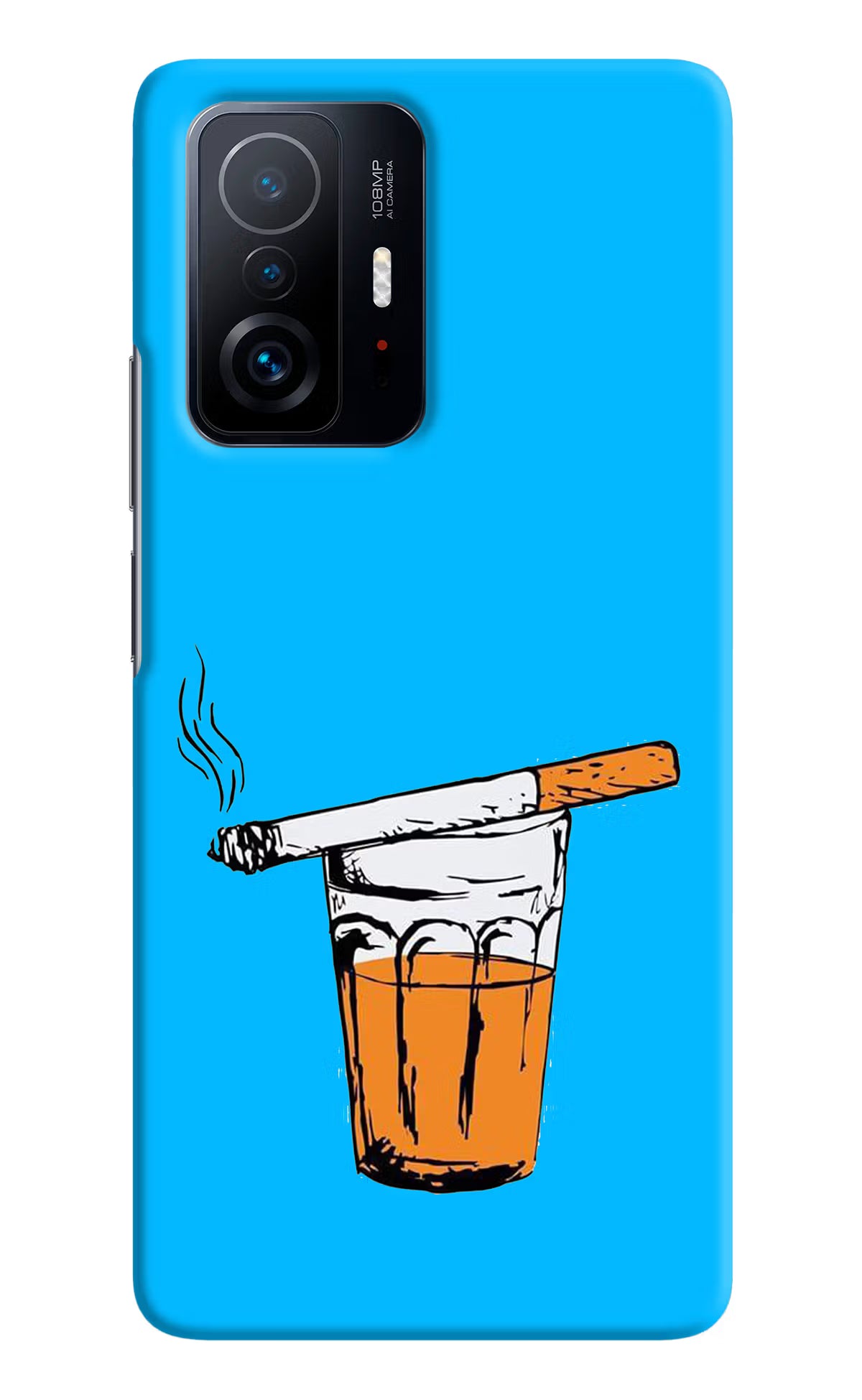 Chai Sutta Mi 11T Pro 5G Hard Case Back Cover by Casekaro