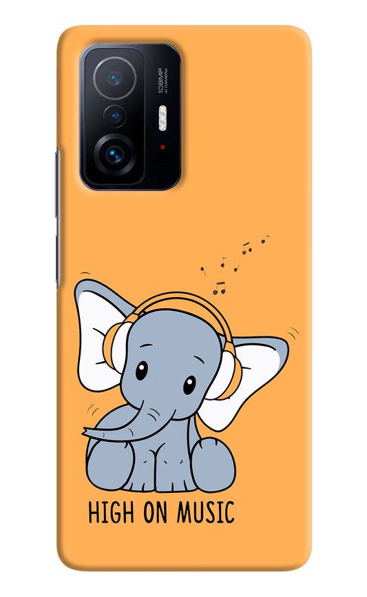 High On Music Mi 11T Pro 5G Hard Case Back Cover by Casekaro