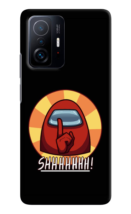 Among Us Shhh! Mi 11T Pro 5G Hard Case Back Cover by Casekaro