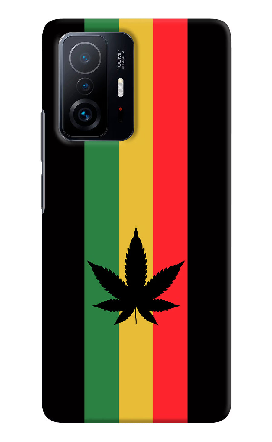 Weed Flag Mi 11T Pro 5G Back Cover, Hard case