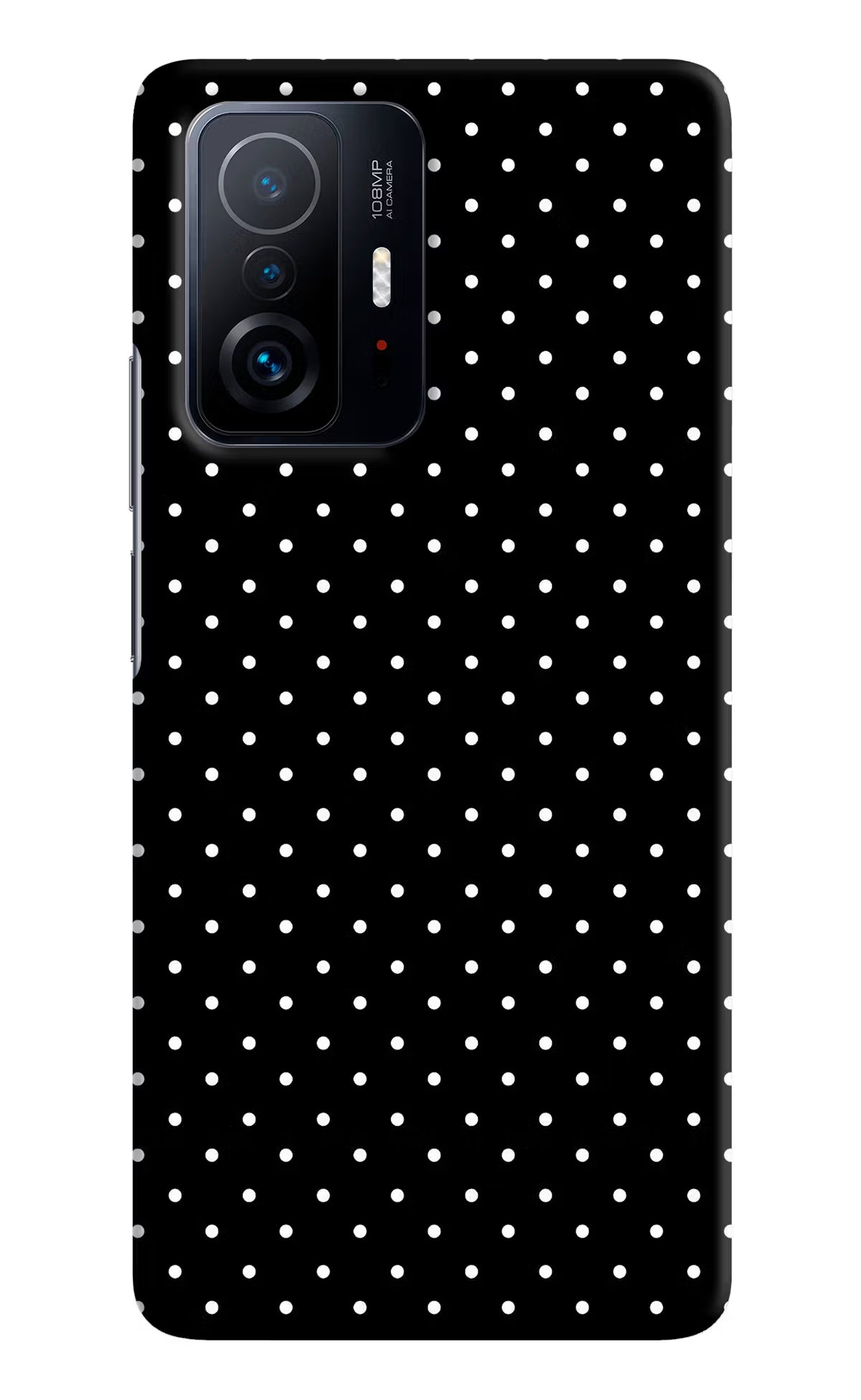 White Dots Mi 11T Pro 5G Hard Case Back Cover by Casekaro