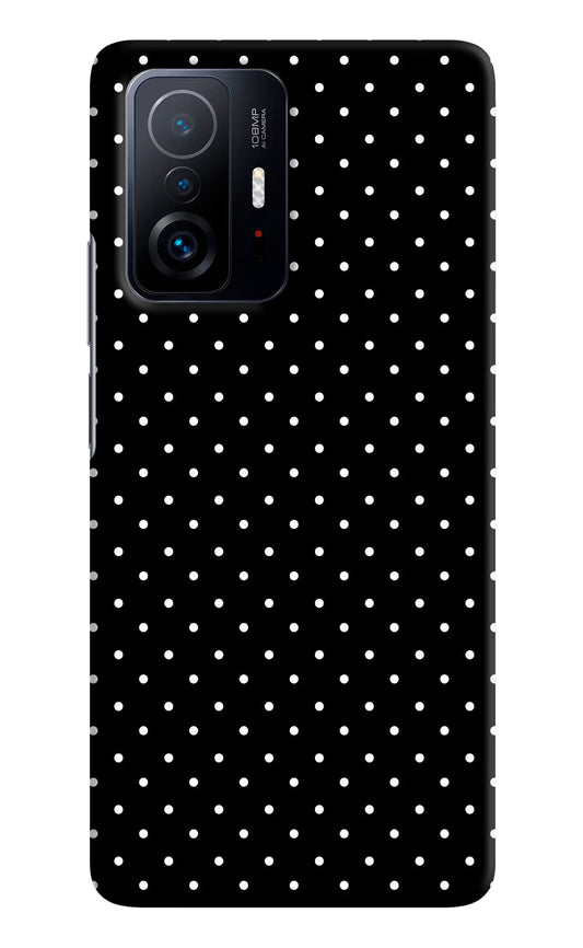 White Dots Mi 11T Pro 5G Hard Case Back Cover by Casekaro