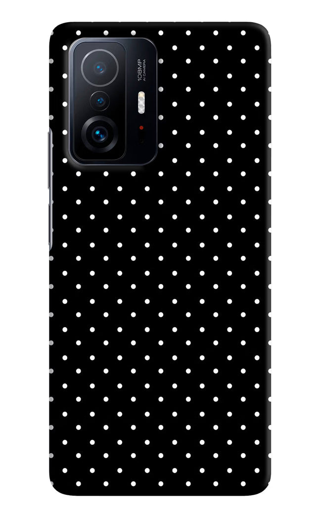 White Dots Mi 11T Pro 5G Hard Case Back Cover by Casekaro