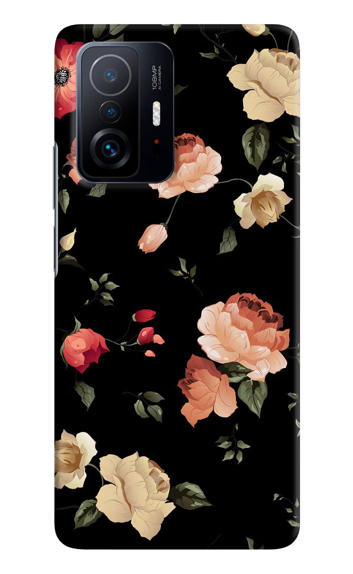 Flowers Mi 11T Pro 5G Hard Case Back Cover by Casekaro
