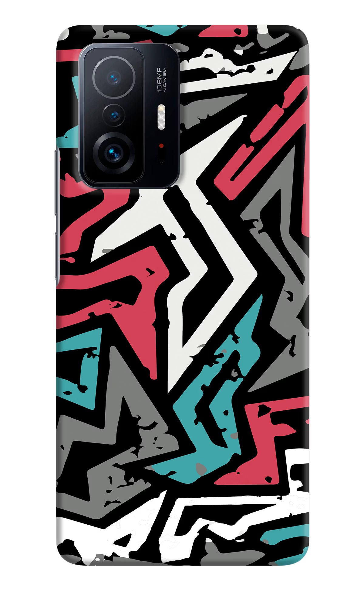 Geometric Graffiti Mi 11T Pro 5G Hard Case Back Cover by Casekaro