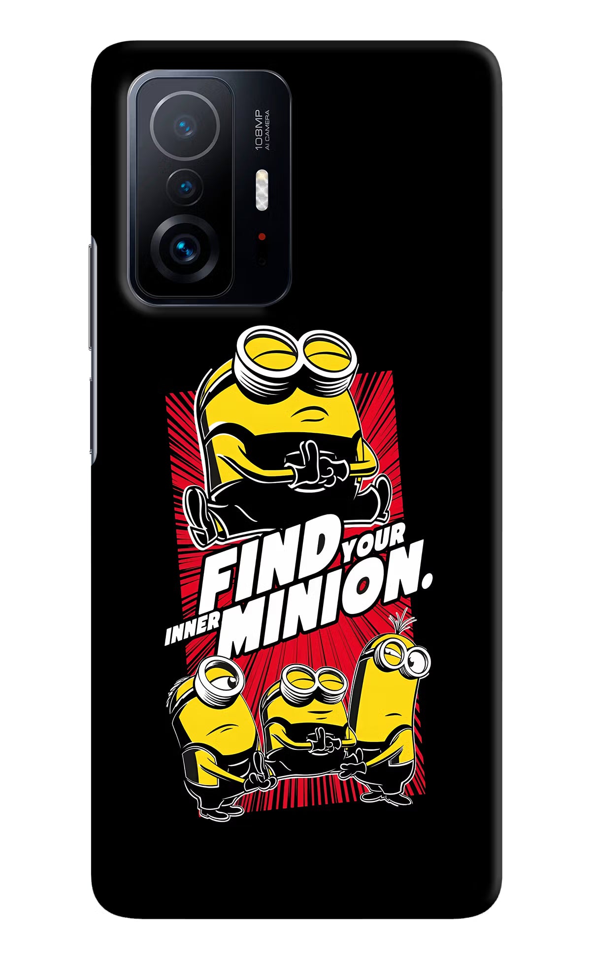Find your inner Minion Mi 11T Pro 5G Hard Case Back Cover by Casekaro