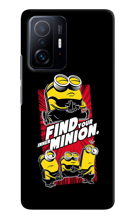Find your inner Minion Mi 11T Pro 5G Hard Case Back Cover by Casekaro