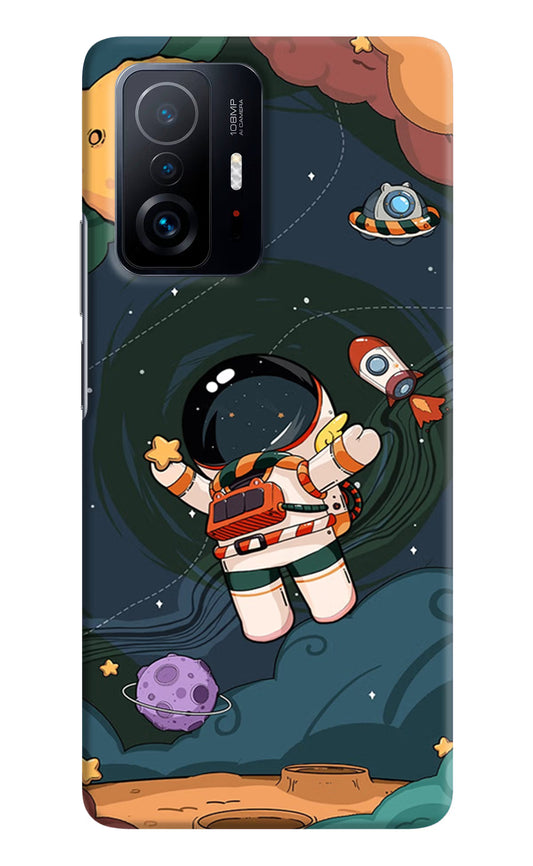 Cartoon Astronaut Mi 11T Pro 5G Hard Case Back Cover by Casekaro