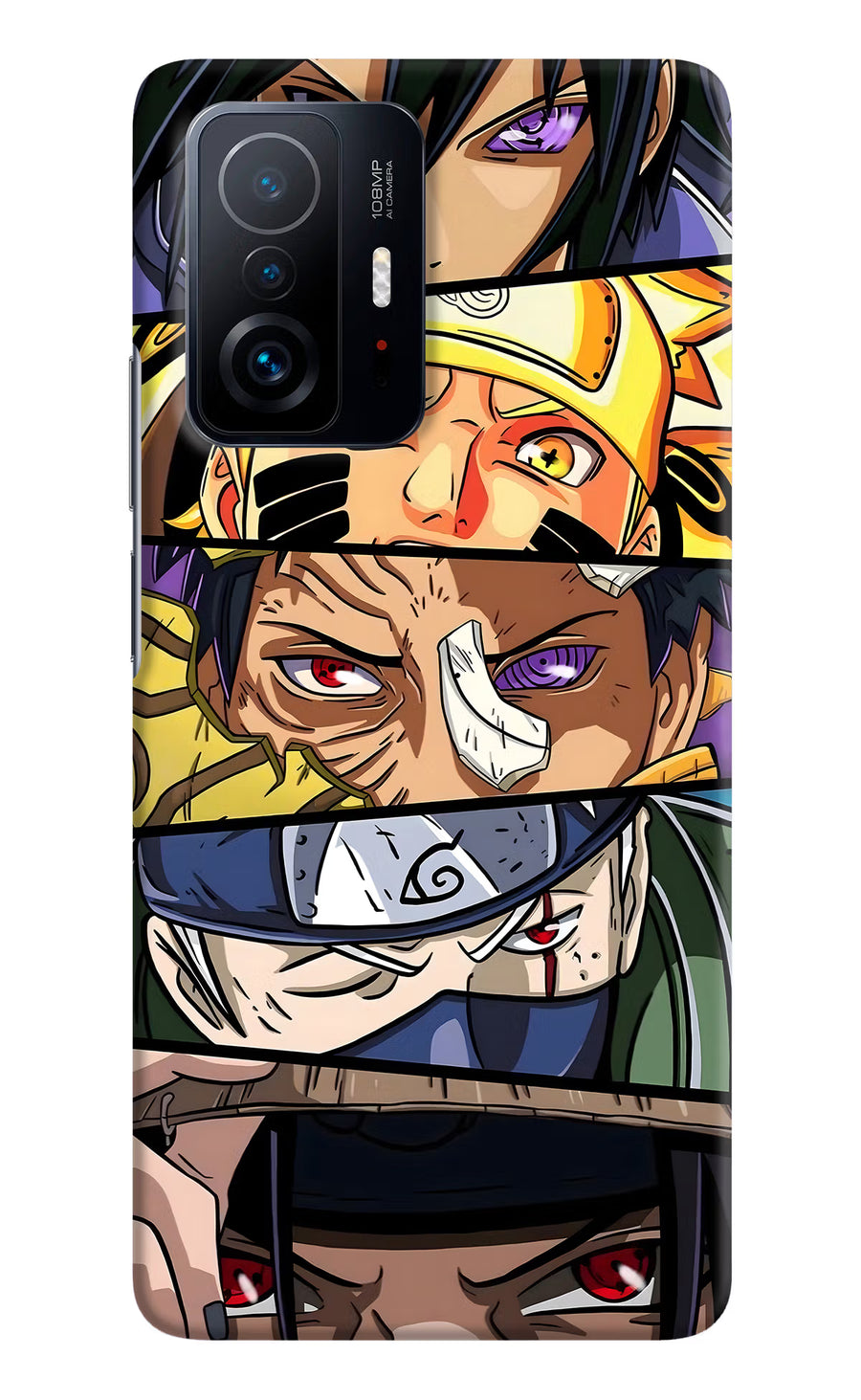 Naruto Character Mi 11T Pro 5G Back Cover, Hard case