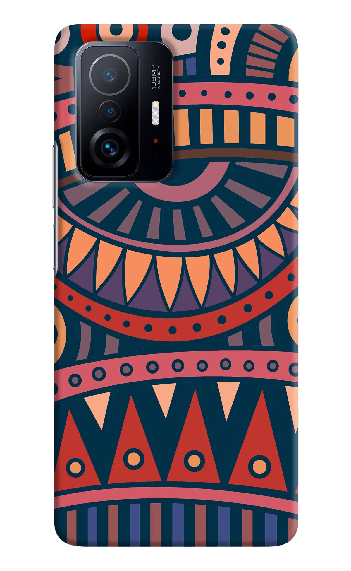 African Culture Design Mi 11T Pro 5G Hard Case Back Cover by Casekaro