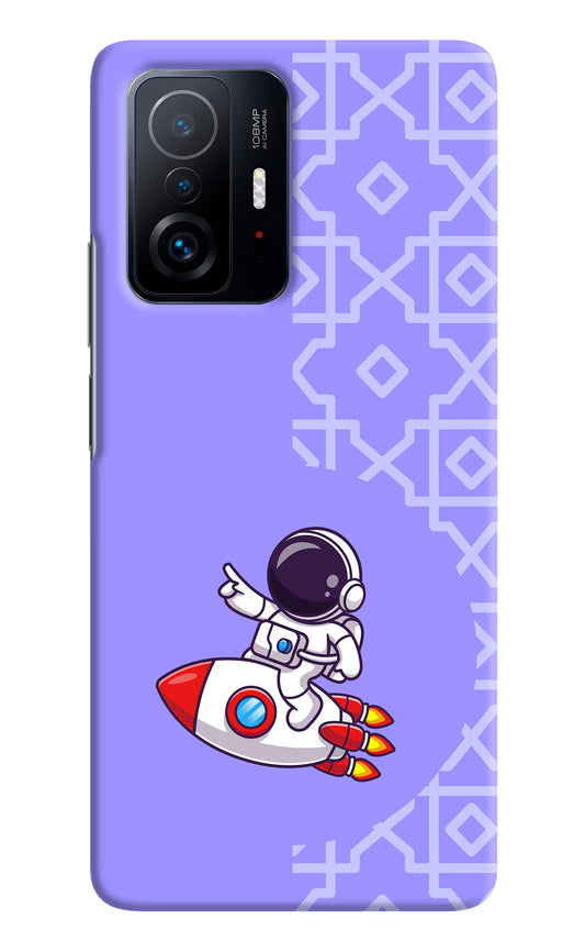 Cute Astronaut Mi 11T Pro 5G Hard Case Back Cover by Casekaro