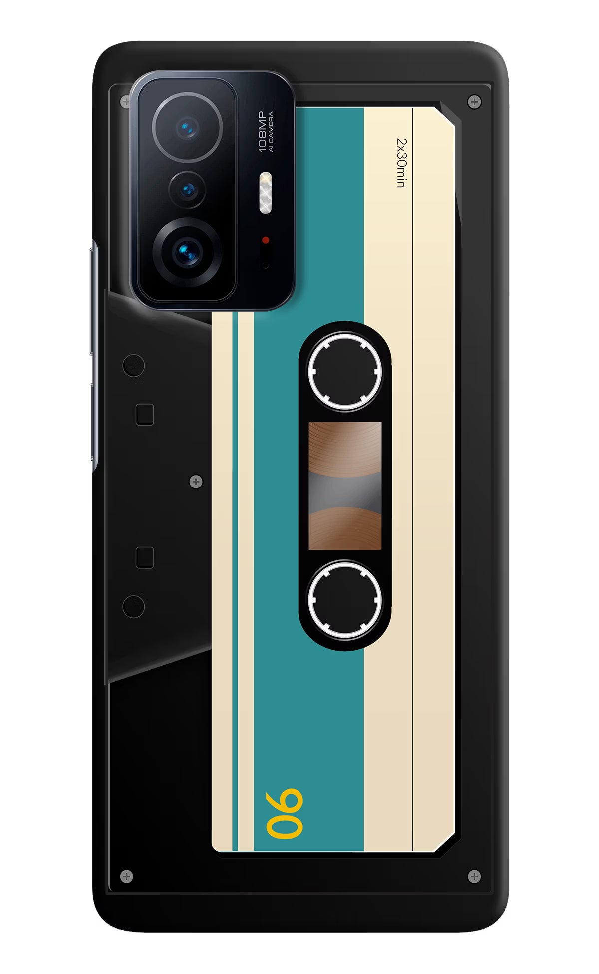Cassette Mi 11T Pro 5G Hard Case Back Cover by Casekaro