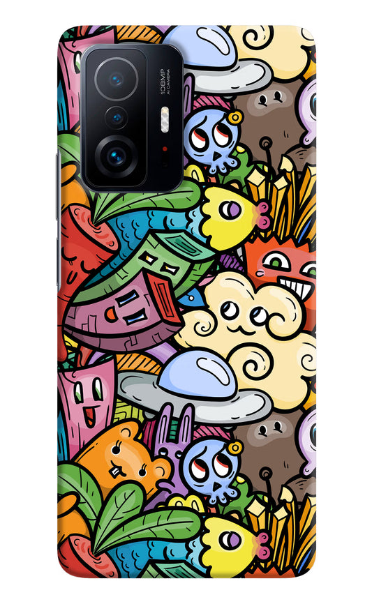 Veggie Doodle Mi 11T Pro 5G Hard Case Back Cover by Casekaro