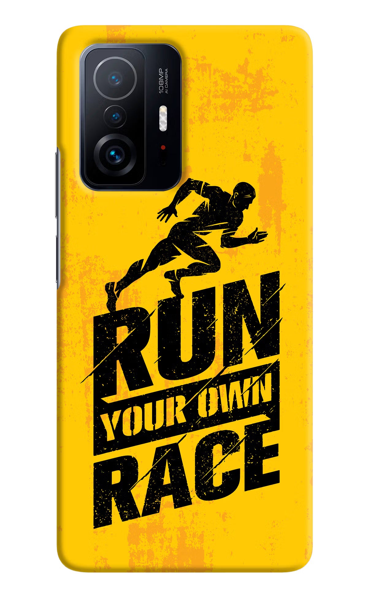 Run Your Own Race Mi 11T Pro 5G Hard Case Back Cover by Casekaro