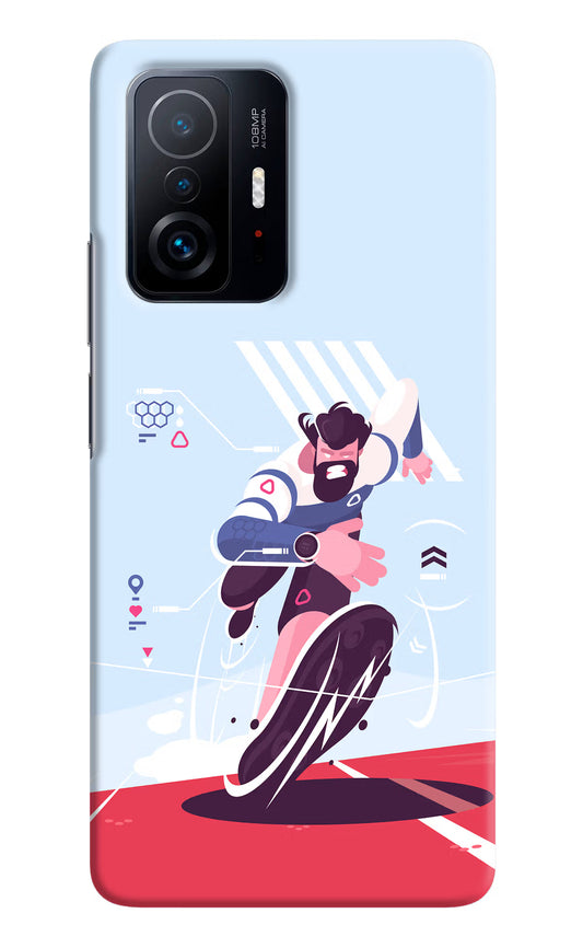 Run Pro Mi 11T Pro 5G Hard Case Back Cover by Casekaro