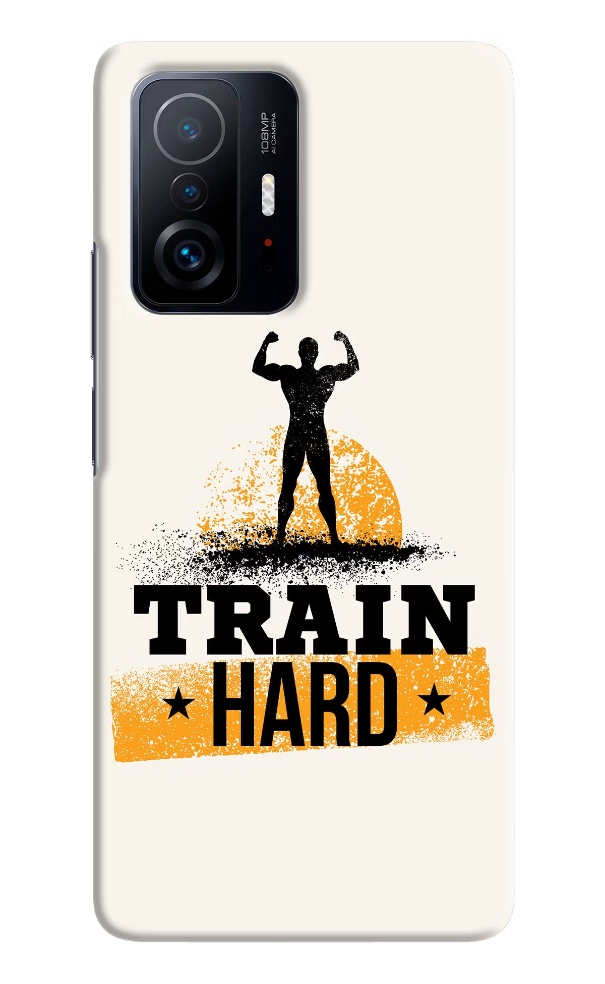 Train Hard Mi 11T Pro 5G Hard Case Back Cover by Casekaro