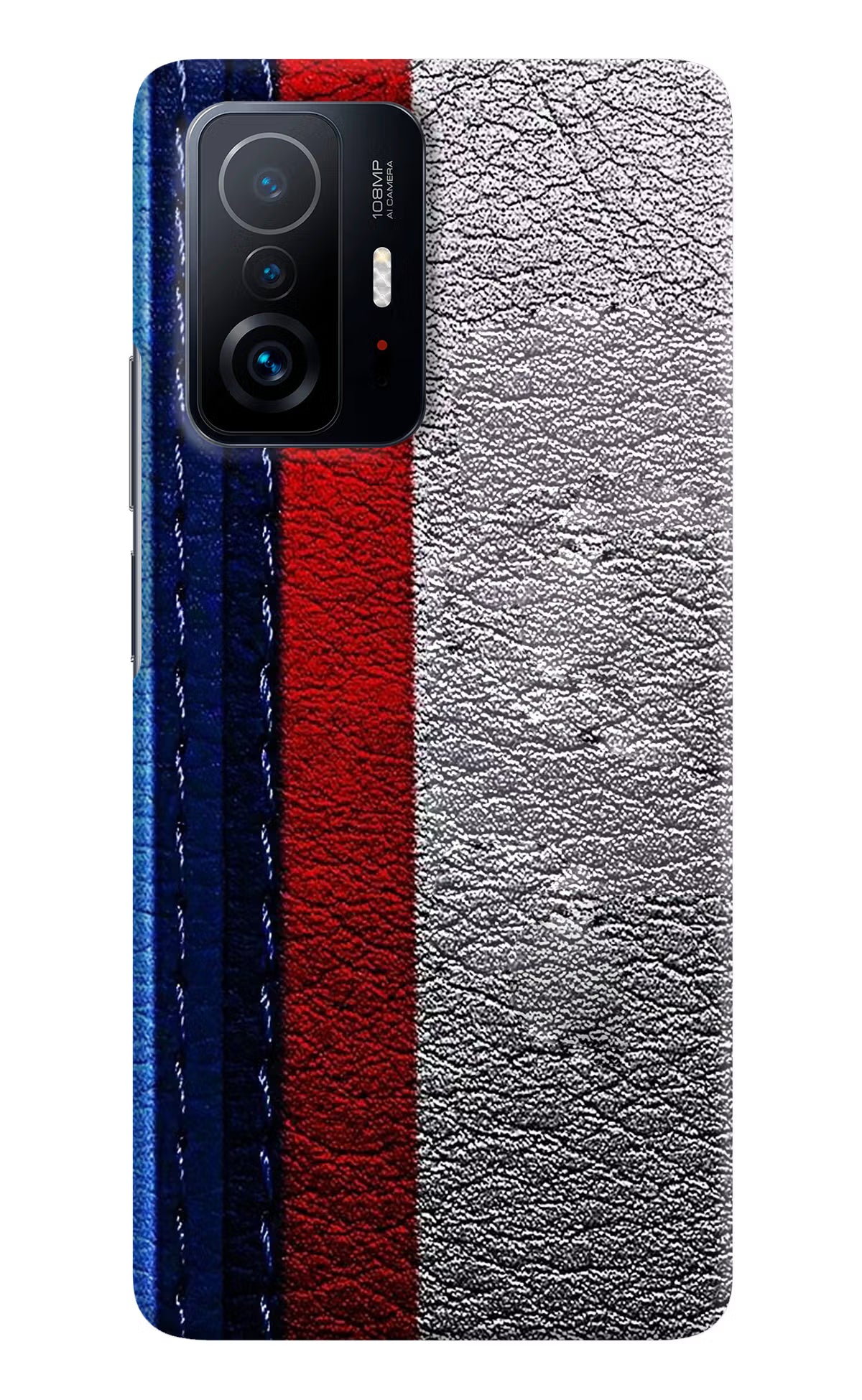 BMW Stripes Mi 11T Pro 5G Hard Case Back Cover by Casekaro