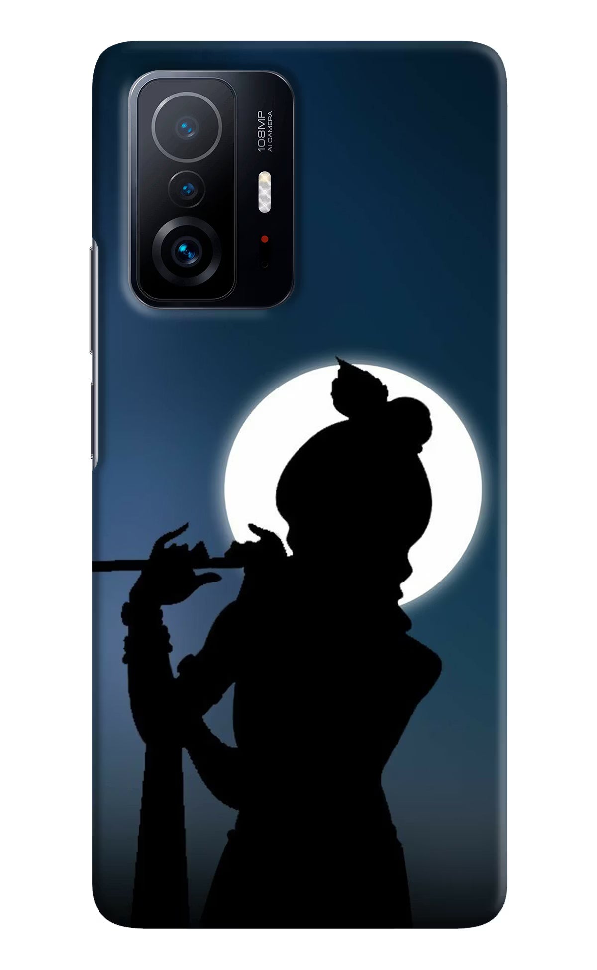 Shri Krishna Silhouette Mi 11T Pro 5G Hard Case Back Cover by Casekaro