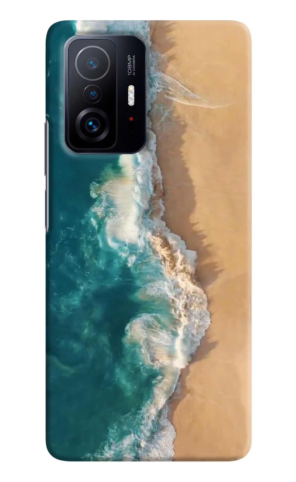 Ocean Beach Mi 11T Pro 5G Hard Case Back Cover by Casekaro