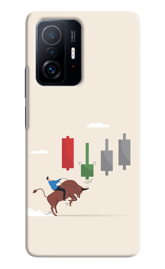Bull Trading Momentum Mi 11T Pro 5G Hard Case Back Cover by Casekaro