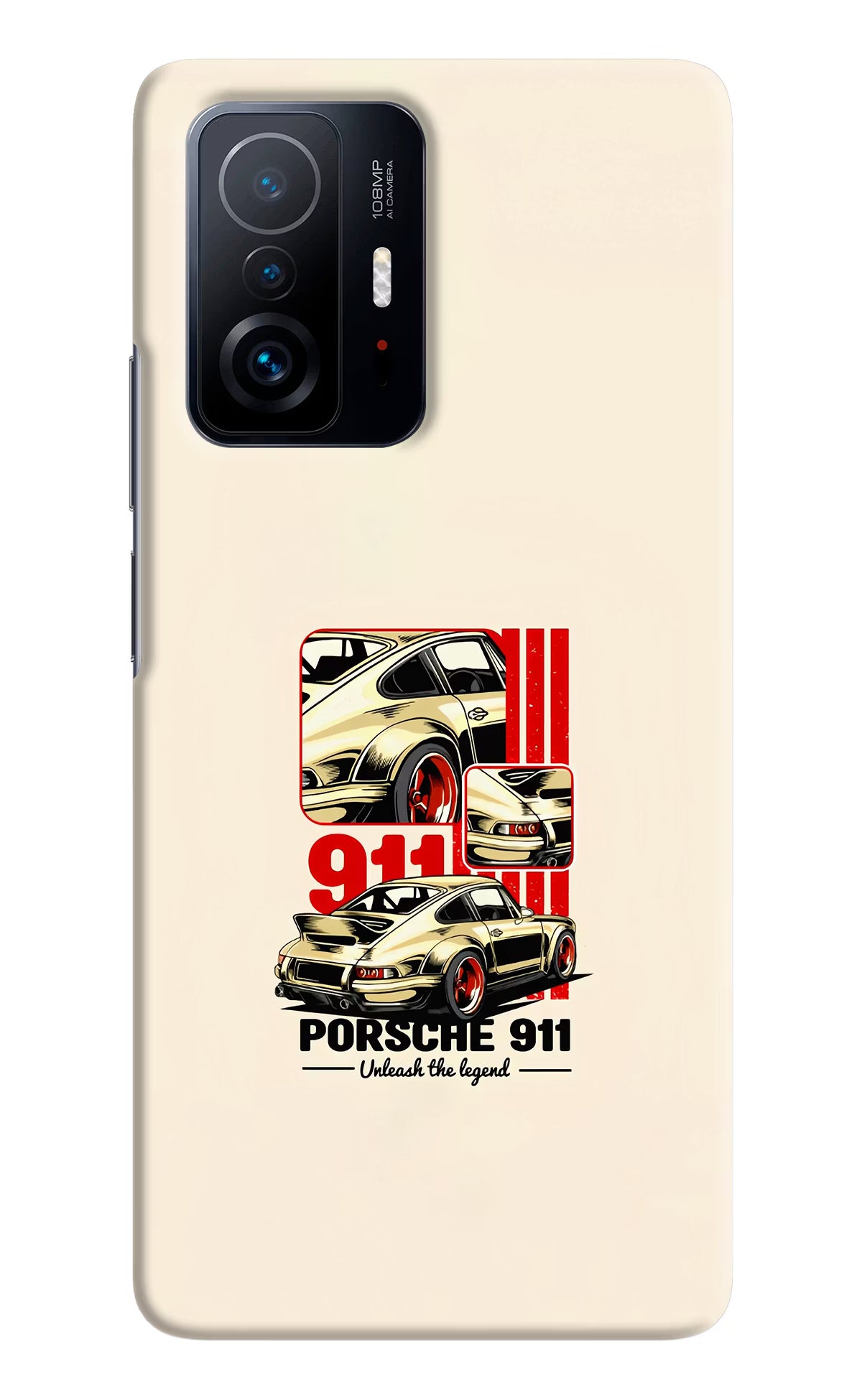 Classic Porsche 911 Mi 11T Pro 5G Hard Case Back Cover by Casekaro