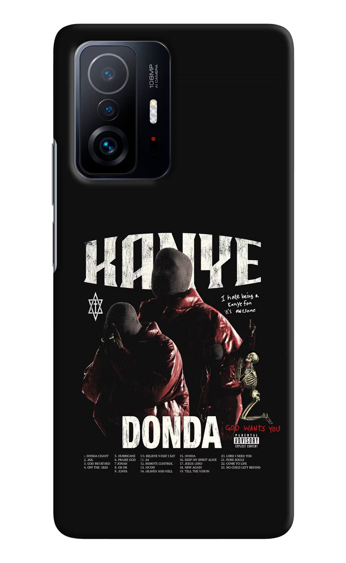 Donda Kanye West Mi 11T Pro 5G Hard Case Back Cover by Casekaro