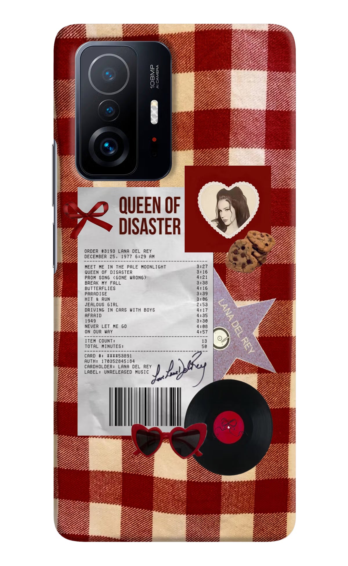 Queen of Disaster Mi 11T Pro 5G Hard Case Back Cover by Casekaro
