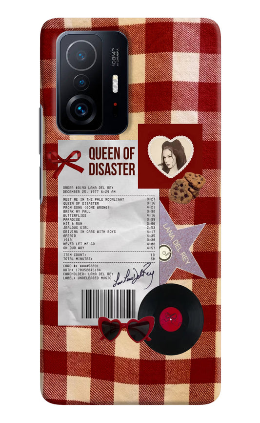 Queen of Disaster Mi 11T Pro 5G Hard Case Back Cover by Casekaro