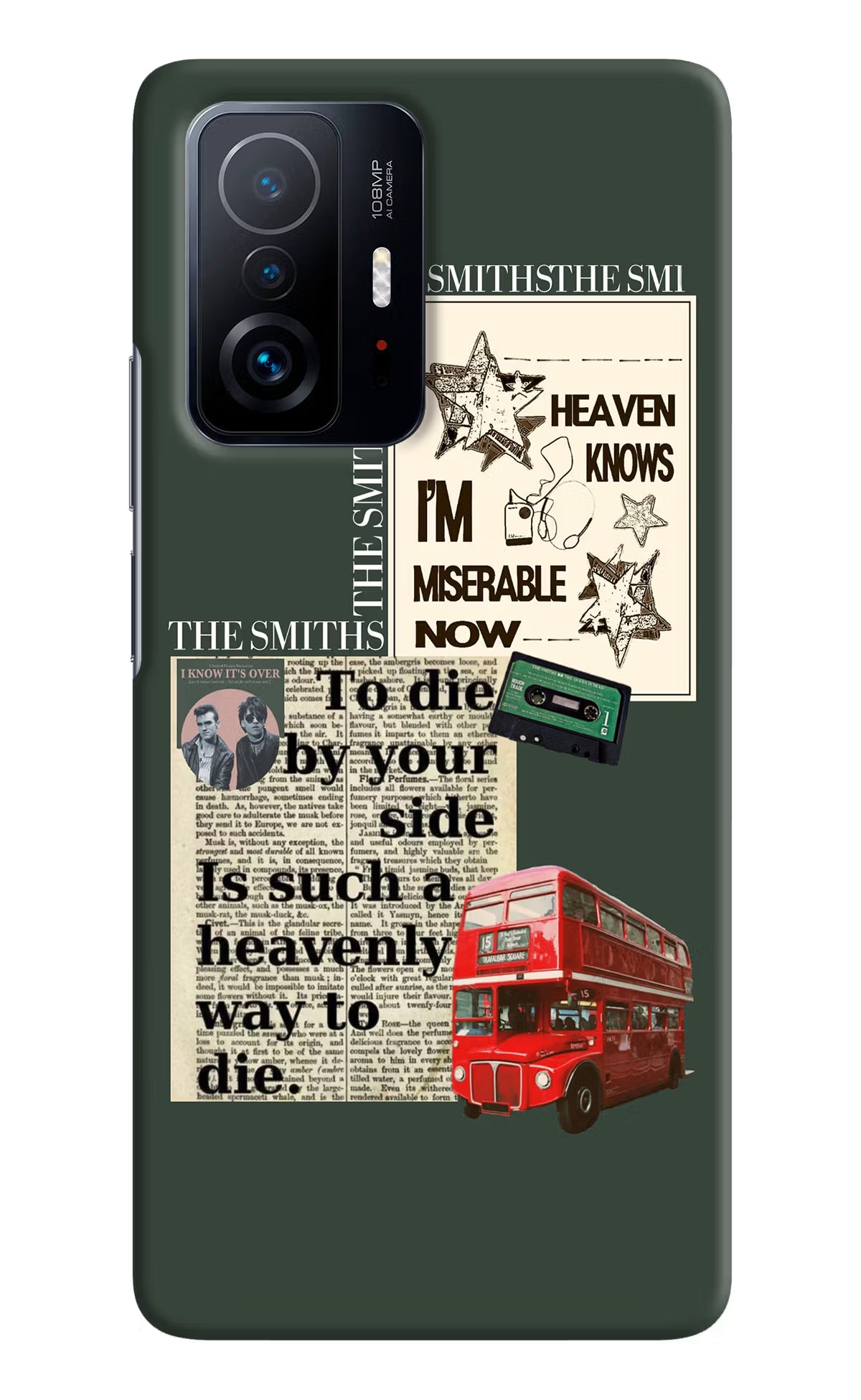 The Smiths Mi 11T Pro 5G Hard Case Back Cover by Casekaro