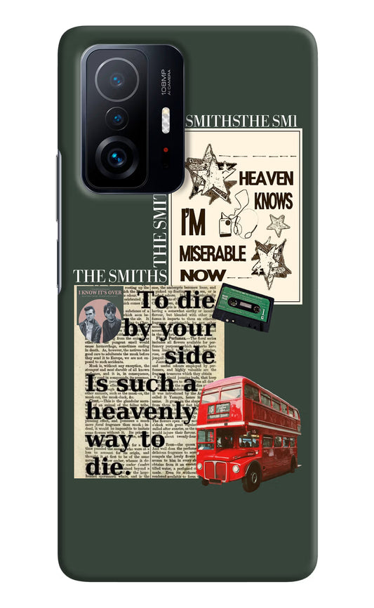 The Smiths Mi 11T Pro 5G Hard Case Back Cover by Casekaro