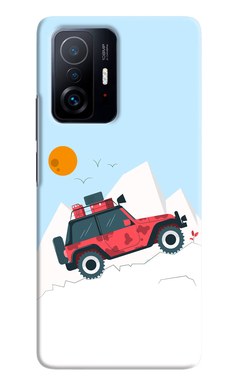 Mountain Trail Beast Mi 11T Pro 5G Back Cover, Hard case